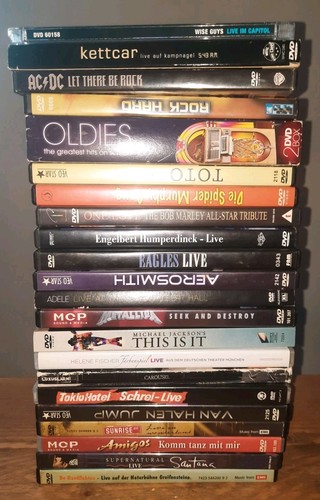 Dvd sammlung konvolut music - 22,