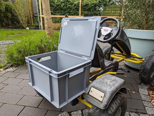 Berg gokart box mit - gokart, deckel